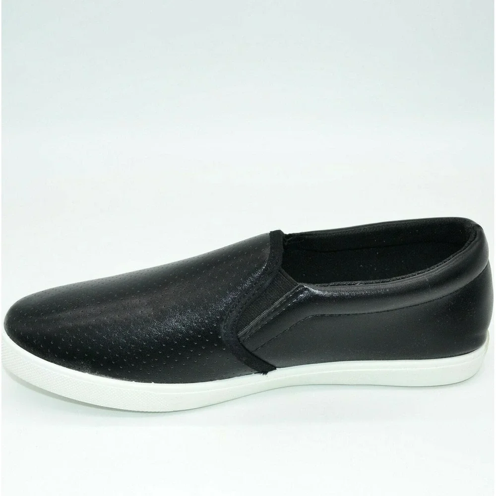 Mata Womens Shoes Pinster Loafer Slip On Sneaker 10 Black Cushioned Insole NEW